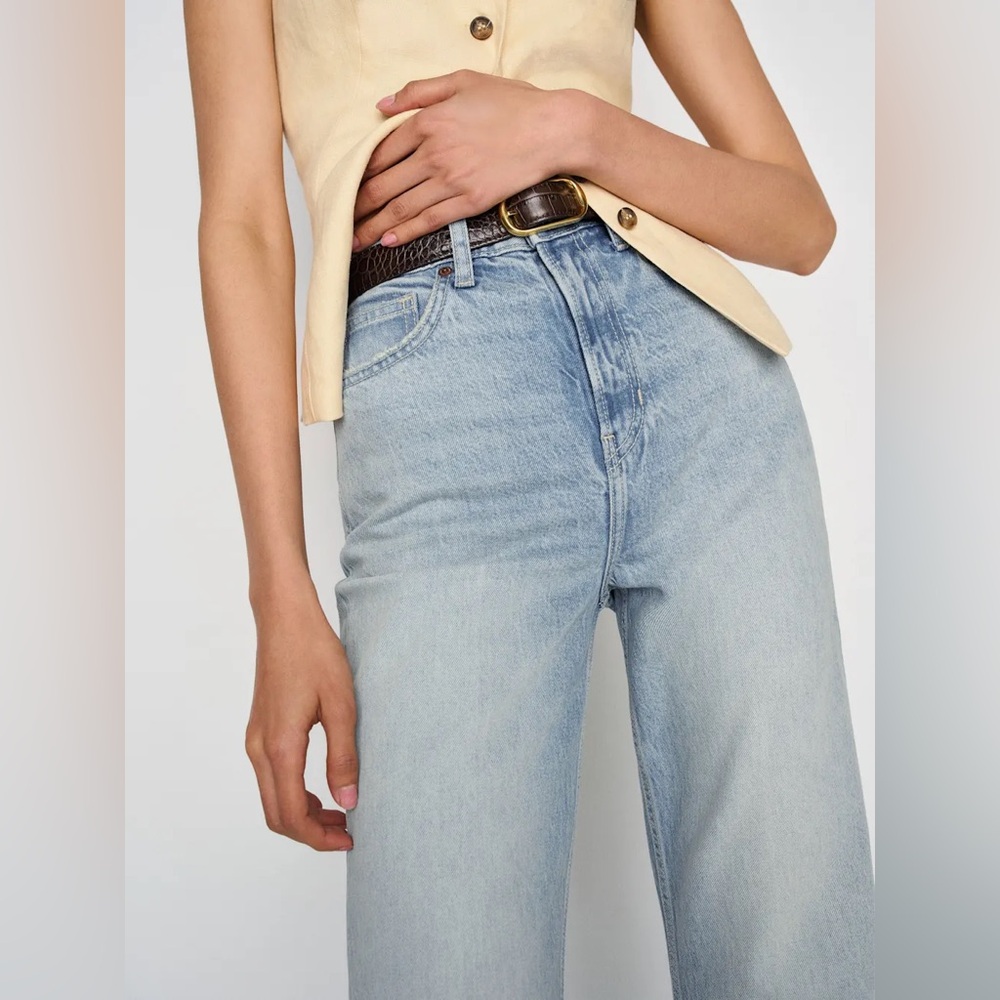 Reformation Light Blue High Rise Jeans - Picture 5 of 11